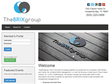Tablet Screenshot of brixgroup.net